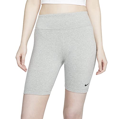 Nike Sportswear Leg-A-See Women's Bike Shorts (as1, Alpha, m, Regular, Regular, Dark Grey Heather/Black)