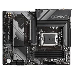 GIGABYTE B650 Gaming X AX (AM5/ LGA 1718/ AMD/ B650/ ATX/ 5-Year Warranty/ DDR5/ PCIe 4.0 M.2/ PCIe 4.0/ USB 3.2 Gen2x2 Type-C/AMD Wi-Fi 6E/ Realtek 2.5GbE LAN/Motherboard)