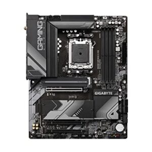 GIGABYTE B650 Gaming X AX (AM5/ LGA 1718/ AMD/ B650/ ATX/ 5-Year Warranty/ DDR5/ PCIe 4.0 M.2/ PCIe 4.0/ USB 3.2 Gen2x2 Type-C/AMD Wi-Fi 6E/ Realtek 2.5GbE LAN/Motherboard)