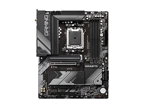 GIGABYTE B650 Gaming X AX (AM5/ LGA 1718/ AMD/ B650/ ATX/ 5-Year Warranty/ DDR5/ PCIe 4.0 M.2/ PCIe 4.0/ USB 3.2 Gen2x2 Type-C/AMD Wi-Fi 6E/ Realtek 2.5GbE LAN/Motherboard)