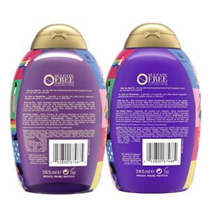 OGX Thick & Full + Biotin & Collagen Extra Strength Volumizing Shampoo + Conditioner with Vitamin B7 & Hydrolyzed Wheat Protein for Fine Hair, 13 fl oz, Pack of 2