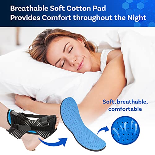 Elrisme Plantar Fasciitis Night Splint, 3-in-1 Relief Set, Night and Day