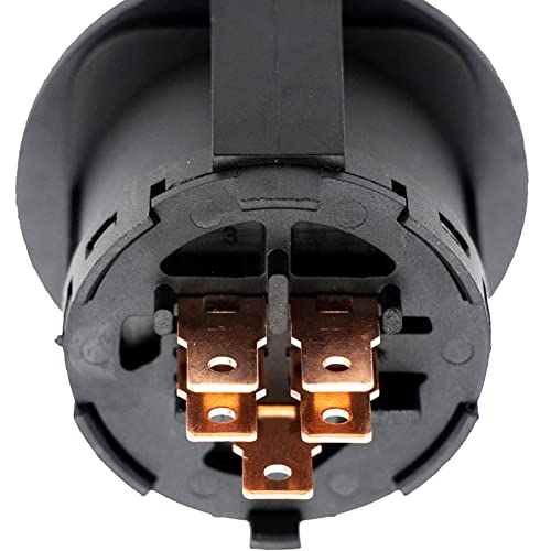 Annolai Lawn Mower Ignition Switch with Key 5 terminals for MTD Craftsman Ariens Bad Boy Zero Turn Lawn Tractor 925-04659 725-04659 John Deere GY00191 Craftsman LT2000 Huskee LT4200 Ignition Switch