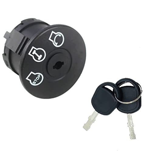 Annolai Lawn Mower Ignition Switch with Key 5 terminals for MTD Craftsman Ariens Bad Boy Zero Turn Lawn Tractor 925-04659 725-04659 John Deere GY00191 Craftsman LT2000 Huskee LT4200 Ignition Switch