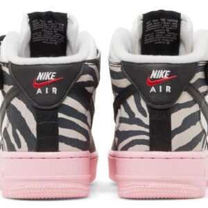 Nike AIR Force 1 '07 MID White/Black/Pink DZ4841 100 Women's Size 7