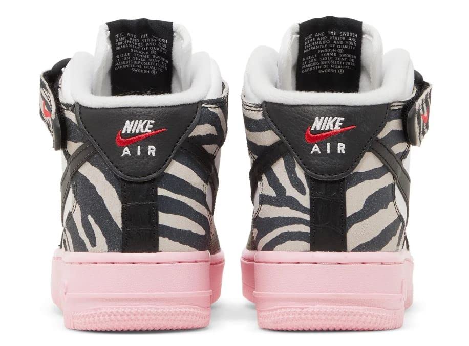 Nike AIR Force 1 '07 MID White/Black/Pink DZ4841 100 Women's Size 7