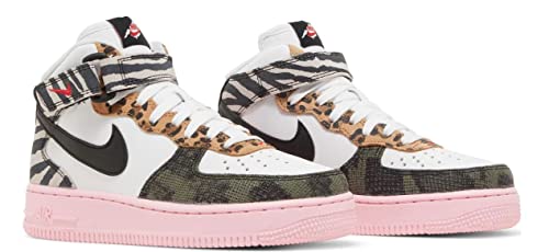 Nike AIR Force 1 '07 MID White/Black/Pink DZ4841 100 Women's Size 7