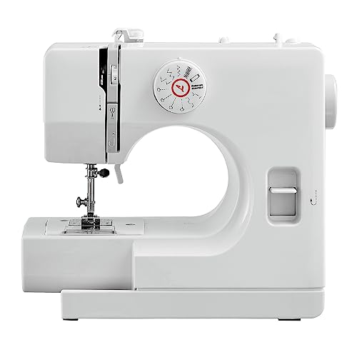 JUCVNB Mini Sewing Machine for Beginners, Small Portable Sewing Machine for Kids, Adult Mending Machine with Reverse Sewing and 12 Built-In Stitches, Suitable for Household and Travel