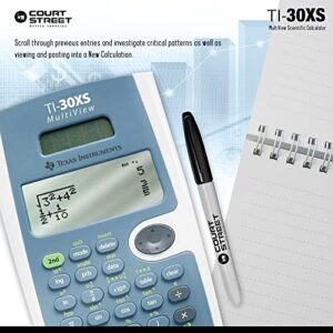 Texas Instruments TI-30XS MultiView Scientific Calculator, 16-Digit LCD + HP 10bII+ Financial Calculator, 12-Digit LCD