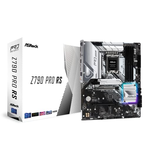 ASRock Z790 Pro RS Intel Z790 Series CPU (LGA1700) DDR5 Memory Compatible Z790 ATX Motherboard & Intel Core i5-13600K Desktop Processor 14 cores (6 P-cores + 8 E-cores) 24M Cache, up to 5.1 GHz