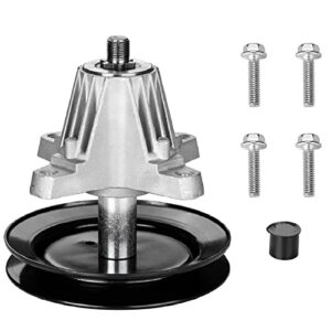918-04822b spindle assembly fit for 42" lawn mower, deck spindle for cub-cadet ltx1040 craftsman lt2000 troy bilt pony bronco deck tractor riding mowers, replace 918-04822a 618-04822