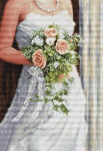 lucas-s cross stitch kit - the bride, bu5023