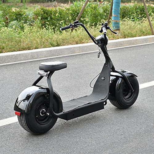 eHoodax Fat Tire Electric Scooter for Adults, 2000W 60V Citycoco Scooter Up to 25 Mph, LCD Display, Bright LED Headlight, Hydraulic Front and Rear Brakes for Safe Commuting