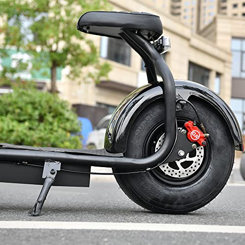 eHoodax Fat Tire Electric Scooter for Adults, 2000W 60V Citycoco Scooter Up to 25 Mph, LCD Display, Bright LED Headlight, Hydraulic Front and Rear Brakes for Safe Commuting