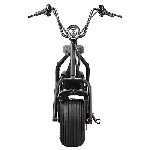 eHoodax Fat Tire Electric Scooter for Adults, 2000W 60V Citycoco Scooter Up to 25 Mph, LCD Display, Bright LED Headlight, Hydraulic Front and Rear Brakes for Safe Commuting