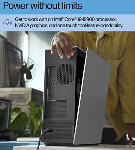 HP Envy Gaming Tower Desktop, 12th Gen Intel 16-Core i9-12900 up to 5.1GHz, 64GB DDR4 RAM, 2TB PCIe SSD, GeForce RTX 3070 8GB GDDR6, WiFi 6, Bluetooth, Windows 11 Home, BROAG Extension Cable