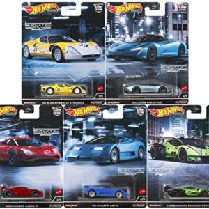 Hot Wheels Car Culture 2022 Exotic Envy Complete Set of 5 Diecast Vehicles from FPY86-957M Release