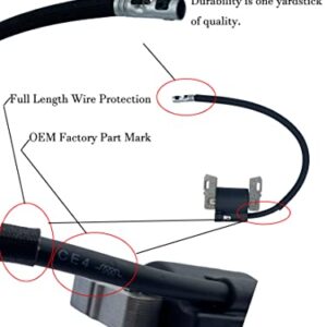 YAMAKATO Ignition Coil 591459 492341 for Briggs and Stratton 595304 Toro MTD Craftsman Cub Cadet Engine Lawn Mower Riding Tractor Armature Magneto OEM