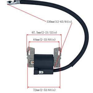 YAMAKATO Ignition Coil 591459 492341 for Briggs and Stratton 595304 Toro MTD Craftsman Cub Cadet Engine Lawn Mower Riding Tractor Armature Magneto OEM