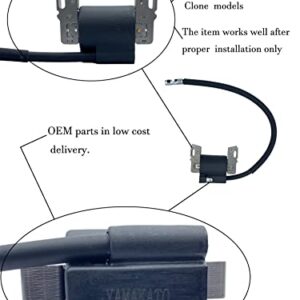 YAMAKATO Ignition Coil 591459 492341 for Briggs and Stratton 595304 Toro MTD Craftsman Cub Cadet Engine Lawn Mower Riding Tractor Armature Magneto OEM