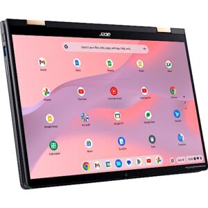 acer Chromebook Spin 714 14" Touchscreen FHD+ 2-in-1 Laptop, 13th Gen Intel 10-Core i5-1335U (Beat i7-1270P), 8GB LPDDR4X RAM, 512GB PCIe SSD, WiFi 6, BT 5.2, Backlit KB, Chrome OS, BROAG HDMI Cable