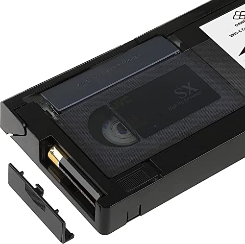 HICOPEET VHS-C Cassette Adapter Compatible with VHS-C SVHS Camcorders JVC RCA Panasonic Motorized VHS Cassette Converter Not Compatible with 8mm / MiniDV / Hi8