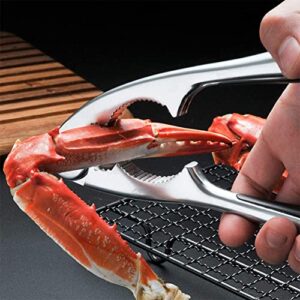 9Pcs Seafood Tools, Crab Crackers and Nut Crackers Forks Tools, Walnut Cracker Tools with Bag, Opener Shellfish Lobster Crab Leg Cracker Sheller Home Kitchen Tools for Crableg and Lobster Lovers Gift