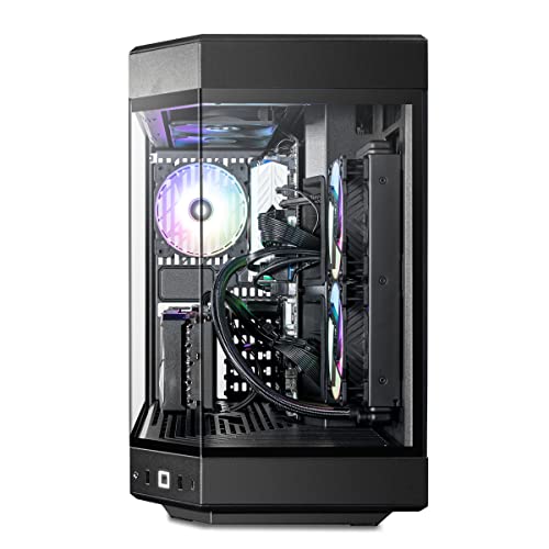 iBuyPower Pro Y60 Gaming PC Computer Desktop Y60BI9N4701 (Intel i9-13900KF 3.0 GHz, Nvidia GeForce RTX 4070 12GB, 32 GB 5200 MHz DDR5 RAM, 1TB NVMe SSD, WiFi Ready, Windows 11 Home),Black