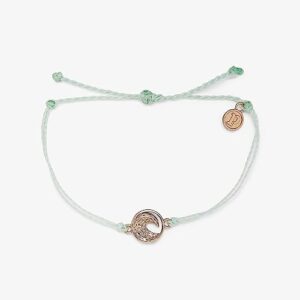 Pura Vida Bracelets Pack Rosie Coin & La Concha Bracelet Stack - Set of 3 Stackable Bracelets for Women, Summer Accessories & Cute Bracelets for Teen Girls - 1 Chain Bracelet & 2 String Bracelets