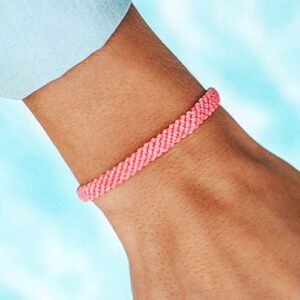 Pura Vida Bracelets Pack All Smiles & Happiness Bracelet Stack - Set of 3 Stackable Bracelets for Women, Summer Accessories & Cute Bracelets for Teen Girls - 1 Chain Bracelet & 2 String Bracelets