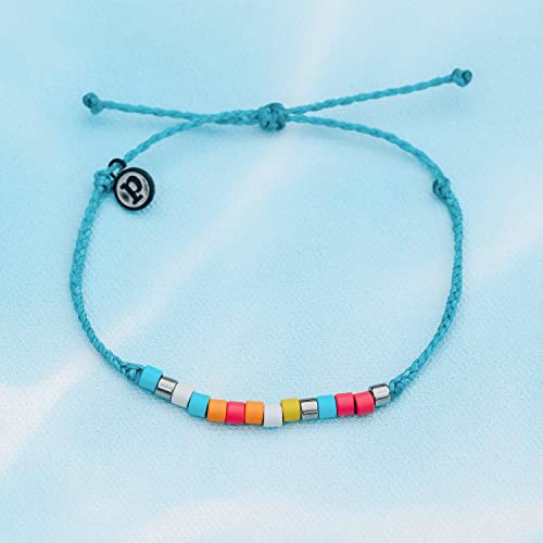 Pura Vida Bracelets Pack All Smiles & Happiness Bracelet Stack - Set of 3 Stackable Bracelets for Women, Summer Accessories & Cute Bracelets for Teen Girls - 1 Chain Bracelet & 2 String Bracelets