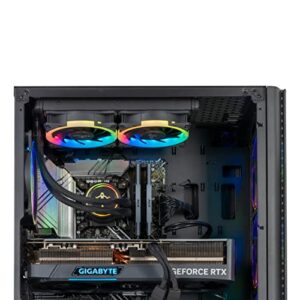 YEYIAN Yari AIO Cooled Gaming Desktop - Ryzen 7 7700X 5.40 GHz, 16GB DDR5 5600MHz RAM, 1TB NVMe SSD, NVIDIA GeForce RTX 4070 12 GB GDDR6X Graphics, VR Ready, USB-C, Windows 11 Home