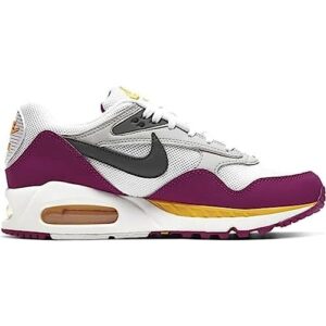 Nike Women's Air Max Correlate Shoes, White/Dark Grey-University Gold-Rave Pink, Size 7