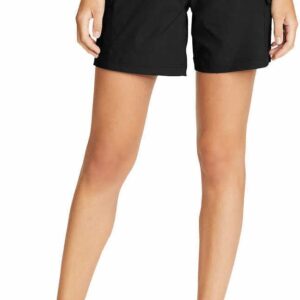 Eddie Bauer Womens Summer Trail Short Color Black (as1, Numeric, Numeric_6, Regular, Regular)