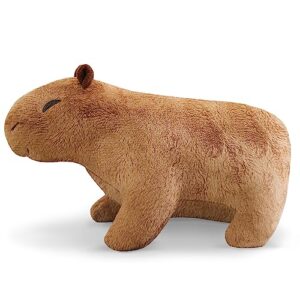 sqeqe capybara plush toy, cute capybara stuffed animals, super soft capybara plushie pillow unique brown plushies doll gifts for girls boys kids decor 8 inch