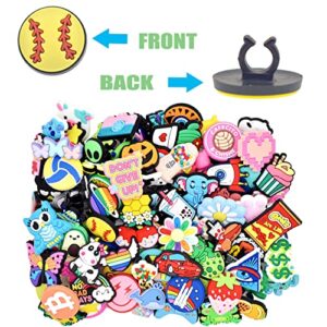 Papacharms Lot Random Different Decorative Pencil Toppers 55Pack Cute Cool Pencil Topper Decorations Bulk PVC Pen Toppers Charm for School Prize Supplies Classroom Reward Students Gifts