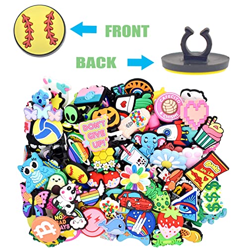 Papacharms Lot Random Different Decorative Pencil Toppers 55Pack Cute Cool Pencil Topper Decorations Bulk PVC Pen Toppers Charm for School Prize Supplies Classroom Reward Students Gifts