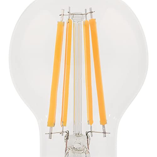 Westinghouse Lighting 5167200 8 Watt (75 Watt Equivalent) A19 Dimmable Clear Filament LED Light Bulb, Medium Base