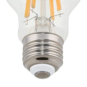 Westinghouse Lighting 5167200 8 Watt (75 Watt Equivalent) A19 Dimmable Clear Filament LED Light Bulb, Medium Base