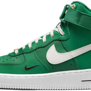 Nike Women's Air Force 1 '07 Mid Shoes, Malachite/Brown Basalt/Sail, 7