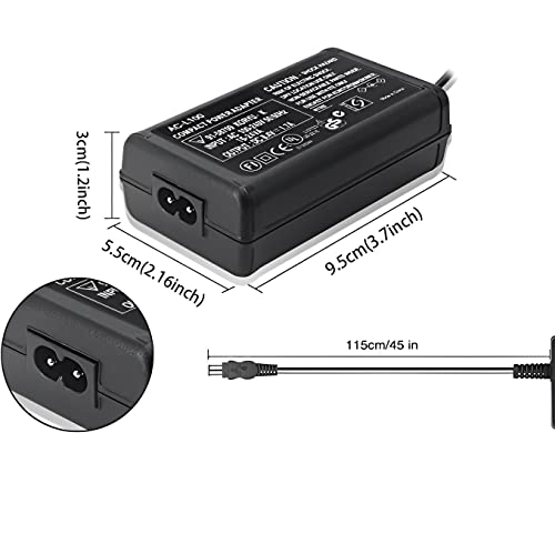 Camulti AC-L100 Power Supply Charging Adapter for Sony Handycam Camera Camcorder,8.4V 1.5A,for DCR TRV128 TRV103 TRV130 TRV150, CCD-TRV108 TRV308 Replace AC-L10A L10B L15A L15B L100A L100B L100C