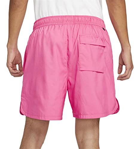 Nike NSW Woven Flow Shorts (as1, Alpha, l, Regular, Regular, Pink/White)