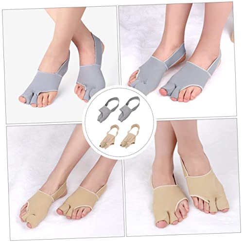 Healeved Wrist Supports Foot Protector Wrist Splints Thumb Splint Silicone Socks 2 Pairs Bunion Night Splint Silicone Spacers Bunion Hallux Valgus Correct Cover Socks