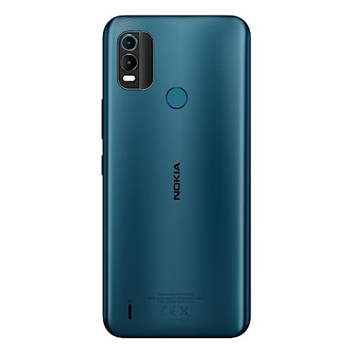 Nokia C21 Plus | Android 11 (Go Edition) | Unlocked Smartphone | 2-Day Battery | Dual SIM | 2/64GB | 6.52-Inch Screen | Cyan