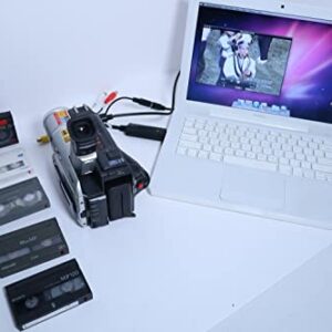 Hi8 8mm VCR Video Cassette Recorder, Play and Digitize Your Old 8mm and Hi8 Tapes