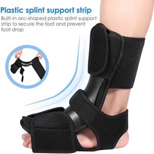 CUSMA Plantar Fasciitis Night Splint, Foot Support Brace Adjustable Foot Stabilizer, Orthotic Sleeping Immobilizer, Arch Support Ankle Brace,L~XL