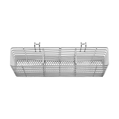 SANNO Dish Drying Rack, Expandable Dish Drainer Stainless Steel Cutlery Utensil Holder Silverware Organizer Rack