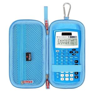 mchoi shockproof carrying case suitable for texas instruments ti-30xiis scientific calculator, case only