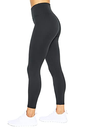 Balance Collection Womens Standard Basic 25" Tummy Control Legging, Black, X-Large