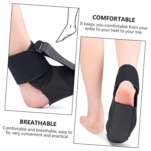 FOMIYES 1pc Foot Drop Orthotics Plantar Fasciitis Splint Tool Stand Night Splint Foot Position Brace Ortho Picks for Braces Foot Orthotic Tool Foot Drop Corrector Foot Droop Brace Black